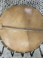 Moroccan ottoman pouf - Salted Brownie