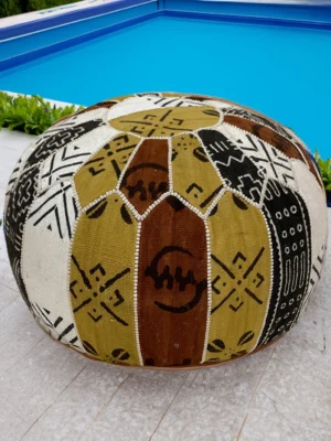 Moroccan ottoman pouf - Savannah Souk
