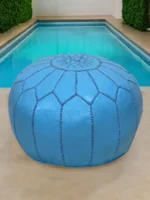 Moroccan ottoman pouf - Sky Sensation