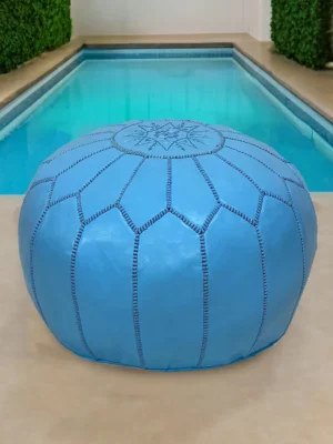 Moroccan ottoman pouf - Sky Sensation