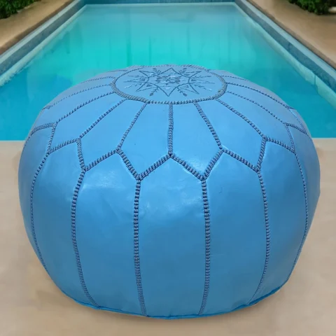 Moroccan ottoman pouf - Sky Sensation