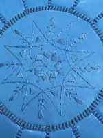Moroccan ottoman pouf - Sky Sensation