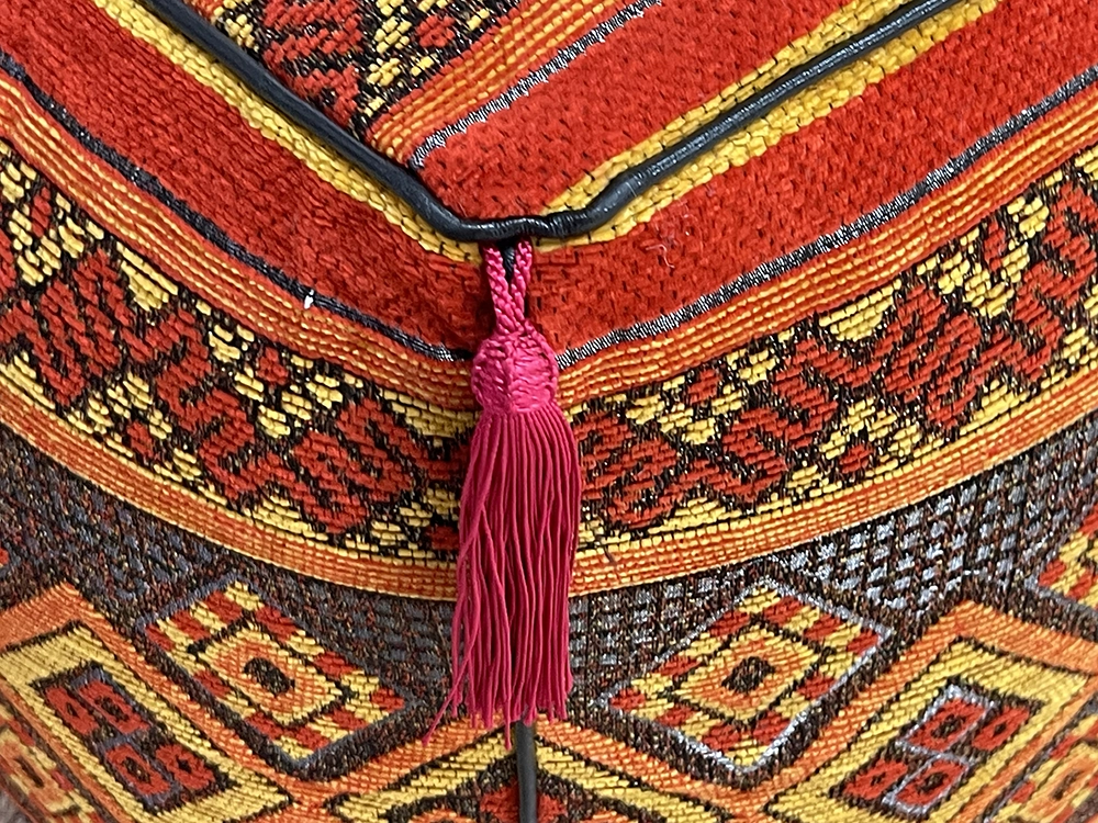 Moroccan ottoman pouf - Spice Square Seat
