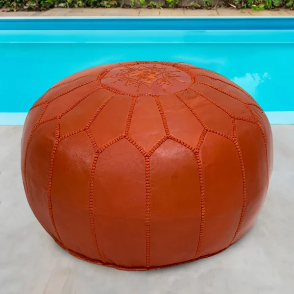 Moroccan Sunset Splendor Pouf