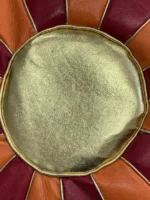 Moroccan ottoman pouf - Tangerine Touch