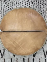 Moroccan ottoman pouf - Winter Wonderland