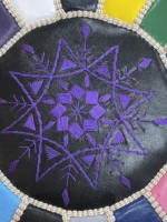 Moroccan ottoman pouf - Colorful Charisma