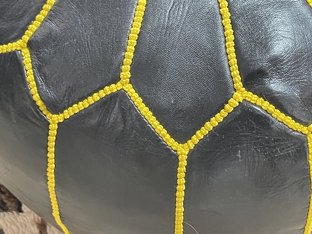 Moroccan ottoman pouf - Dusk Delight