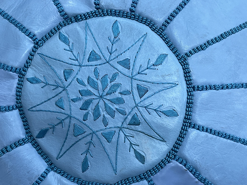 Moroccan ottoman pouf - Iceberg Igloo