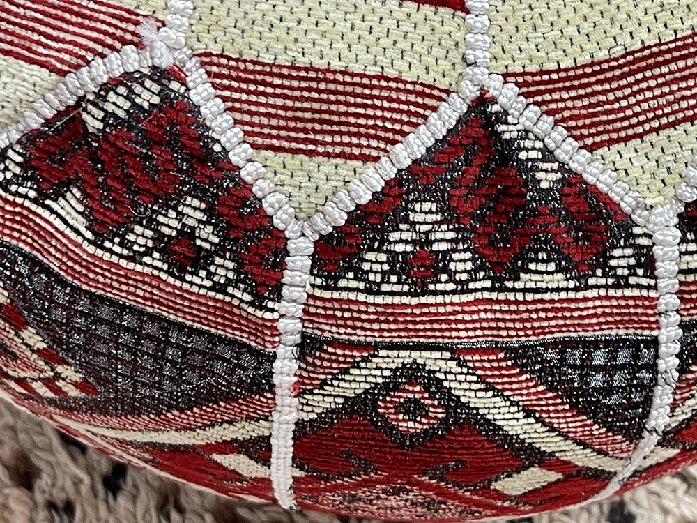 Moroccan ottoman pouf - Berber Boho