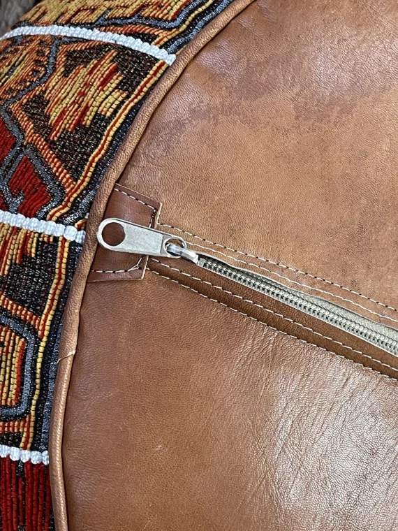 Moroccan ottoman pouf - Cinnamon Casbah