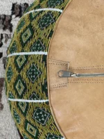 Moroccan ottoman pouf - Coffee Craze