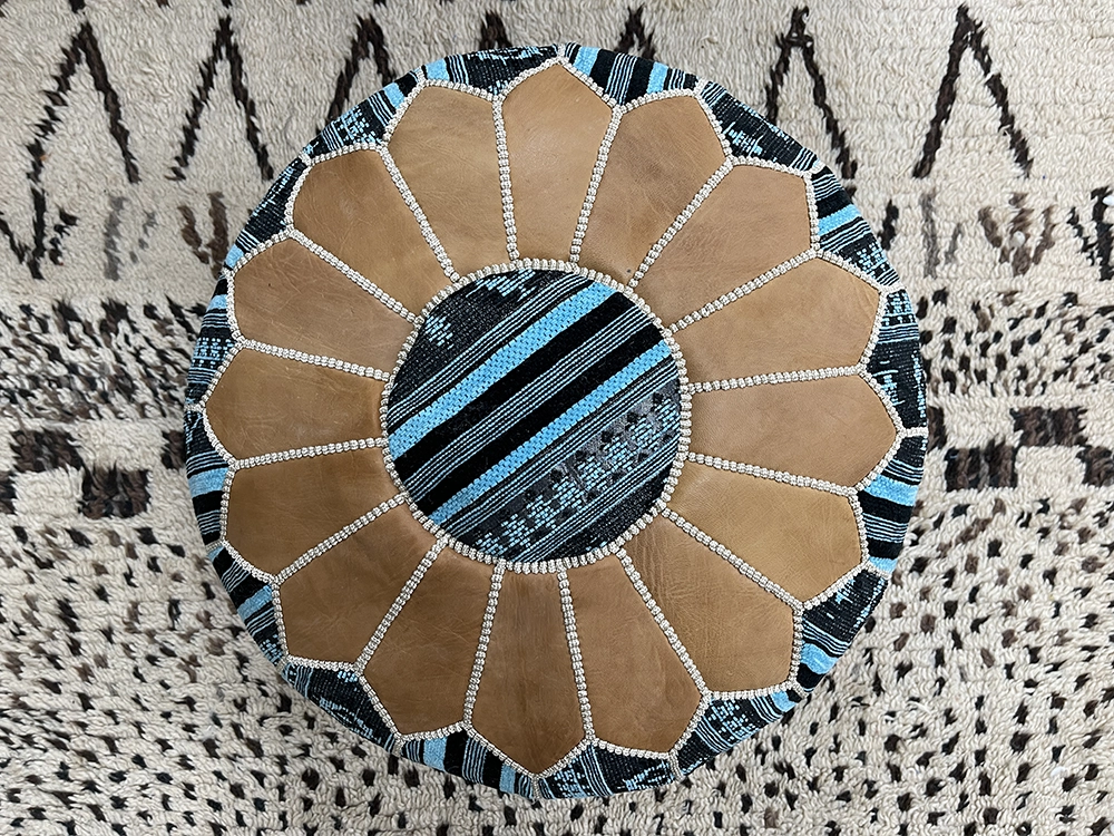 Moroccan ottoman pouf - Design Vision