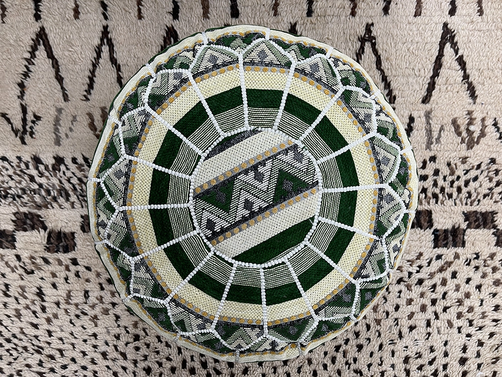 Moroccan ottoman pouf - Envy Elixir