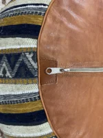 Moroccan ottoman pouf - Golden Hour