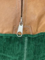 Moroccan ottoman pouf - Green Joy