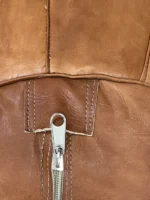 Moroccan ottoman pouf - Maple Mist