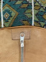 Moroccan ottoman pouf - Minty Fresh