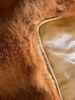 Moroccan ottoman pouf - Mocha Oasis