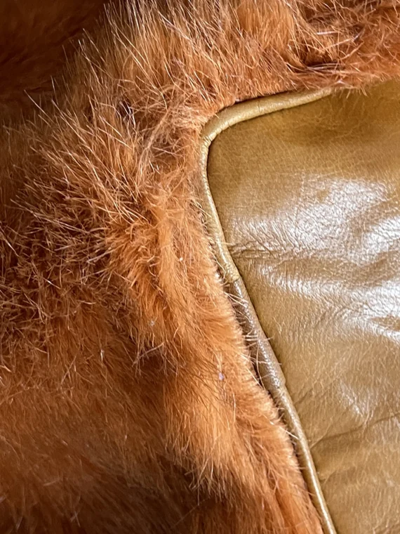 Moroccan ottoman pouf - Mocha Oasis