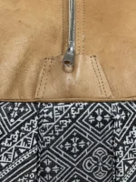 Moroccan ottoman pouf - Night and Day