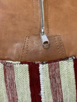 Moroccan ottoman pouf - Red Velvet Rapture