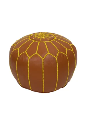 Moroccan Saffron Surprise Pouf