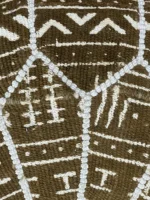 Moroccan ottoman pouf - Salted Brownie