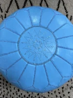 Moroccan ottoman pouf - Sky Sensation