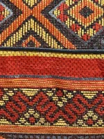 Moroccan ottoman pouf - Spice Square Seat