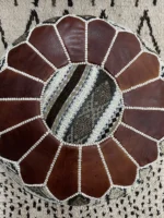 Moroccan ottoman pouf - Terra Tonic