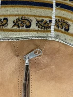 Moroccan ottoman pouf - Winter Wonderland