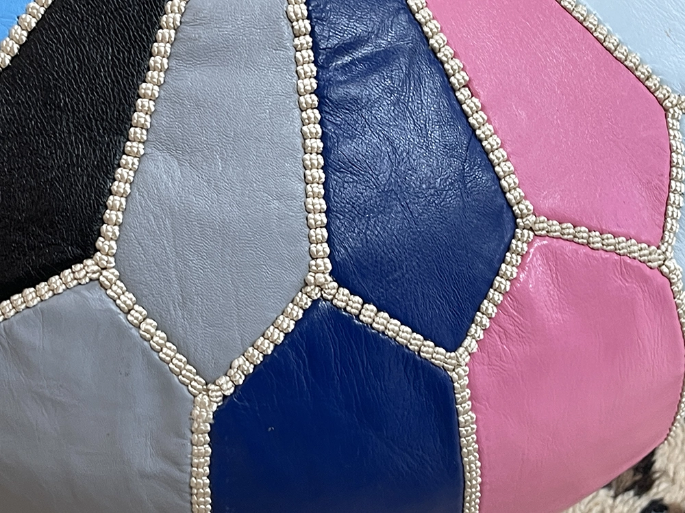 Moroccan ottoman pouf - Colorful Charisma