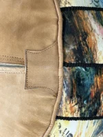 Moroccan ottoman pouf - Azure Aura