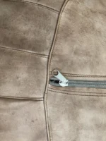 Moroccan ottoman pouf - Caramel Vanilla