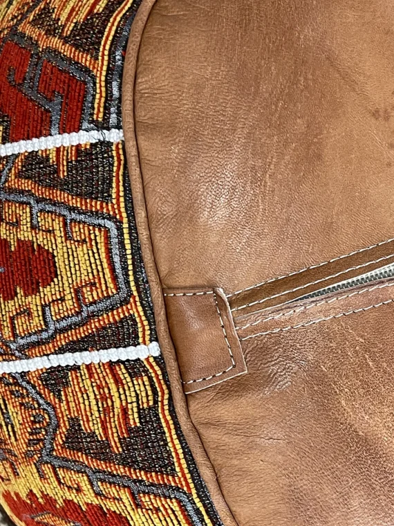 Moroccan ottoman pouf - Cinnamon Casbah