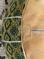 Moroccan ottoman pouf - Coffee Craze