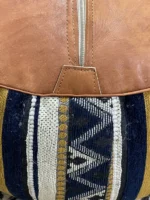 Moroccan ottoman pouf - Golden Hour