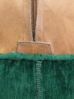 Moroccan ottoman pouf - Green Joy