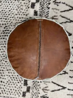 Moroccan ottoman pouf - Green Oasis