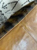 Moroccan ottoman pouf - Henna Hides