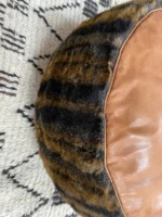 Moroccan ottoman pouf - Henna Oasis