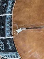 Moroccan ottoman pouf - Majestic Oasis