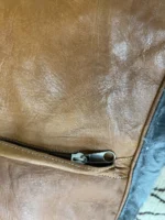 Moroccan ottoman pouf - Misty Gray