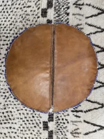 Moroccan ottoman pouf - Navy Nights