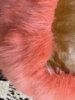 Moroccan ottoman pouf - Pale Pink