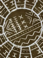 Moroccan ottoman pouf - Salted Brownie