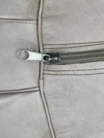 Moroccan ottoman pouf - Silvery Pearl