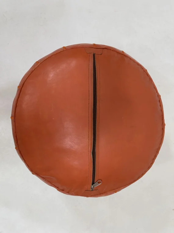 Moroccan ottoman pouf - Sunset Splendor