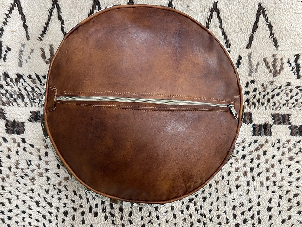 Moroccan ottoman pouf - Terra Tonic